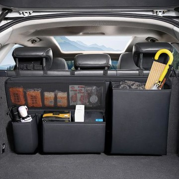 跨境四季通用汽車置物袋后備箱收納儲物袋車用儲物袋掛袋多功能車