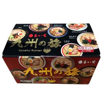 送料無料 まるいち 九州の旅ラーメン 6食詰め合わせ×18入 Z4130 |b03