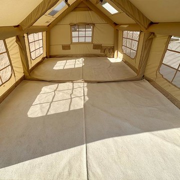 軍鑫酷迪coody帳篷專用地毯純色輕奢法式奶油風毯子高級感防潮墊