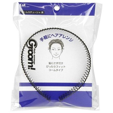 asdfkitty*日本製 貝印 無痛髮箍 梳齒狀髮箍 細齒髮箍-洗臉.化妝.敷面膜.外出 都好用-正版商品