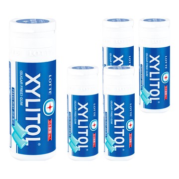 XYLITOL 木糖醇無糖口香糖  清新薄荷口味，含高濃度木醣醇  26.1g  5罐