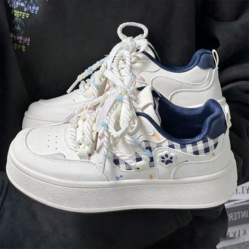 現款免運 厚底休閒鞋 增高鞋 女鞋輕便時尚百搭小衆板鞋子女新款爆款厚底增高休閒鞋女Y