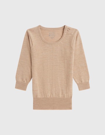 摯尊羊毛 - 嬰兒肩鈕長袖