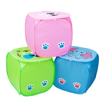 加蓋摺疊籃 洗衣籃 玩具籃 掀蓋收納箱 整理箱 衣物整理袋 可摺疊收納