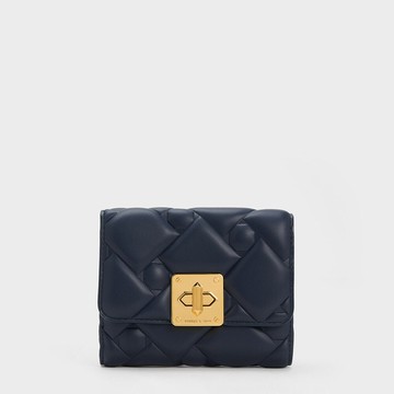 Tillie 菱格絎縫短夾