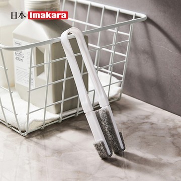 日本Imakara 多功能夾子式百葉窗清潔刷/除塵刷(附6個替換頭)