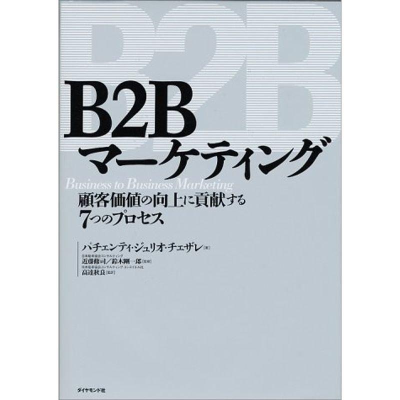 B2Bマーケティング?顧客価値の向上に貢献する7つのプロセス