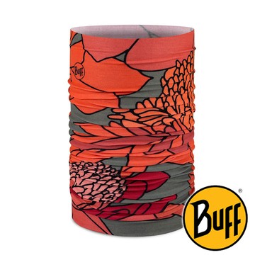【西班牙 BUFF】Coolnet抗UV頭巾『春色罌粟』BF135729 休閒.戶外.保暖.圍脖.圍巾.頭巾.帽子.防塵面罩.口罩
