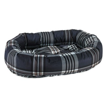 【SofyDOG】BOWSERS 甜甜圈極適寵物床 英倫方格-XS 睡墊 睡床 手工製作
