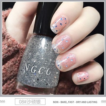💅 7天持久不脫落 💅 專業油性指甲油28色 | 免烤即乾 告頻繁補塗煩惱 | 繁星閃紫新色 打造專櫃級持久美甲