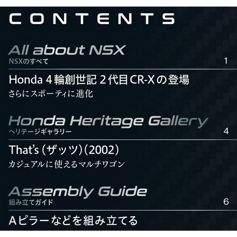 デアゴスティーニ　Honda NSX　第76号