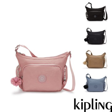 Kipling『牛角包』輕巧多袋實用側背包-GABB S(多款任選)FW25L1