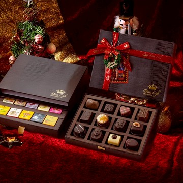 快速出貨【Diva Life】聖誕胡桃鉗 比利時巧克力27入尊尚禮盒 | 交換禮物、聖誕送禮