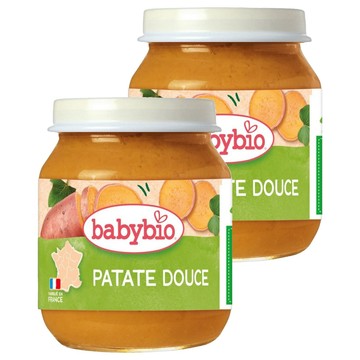 babybio 生機甜薯泥  甜薯  130g  2罐