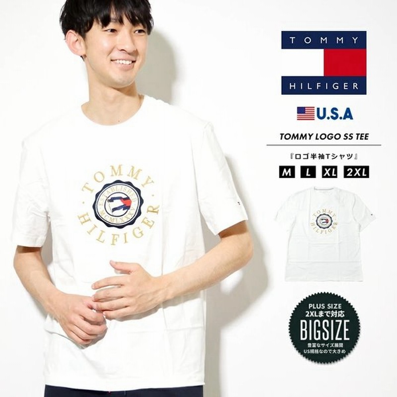 Tommy Hilfiger トミーヒルフィガー Tシャツ メンズ 半袖 カットソー コットン ロゴt Tommy Hilfiger ブランド おしゃれ 78j4935 通販 Lineポイント最大get Lineショッピング