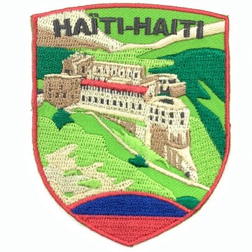海地 拉費里埃城堡 刺繡貼布 電繡貼 背膠補丁 PATCH 刺繡士氣章 貼章 補丁貼 燙布貼 徽章