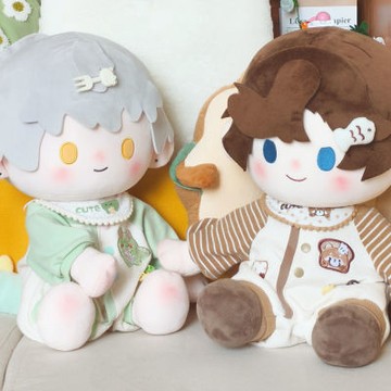 台灣出貨 鵝鵝衣櫥原創動物小餅乾系列 40cm娃衣 爬爬服套裝