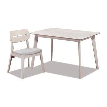 ASSARI-夢蘿拉餐桌椅組(一桌四椅)