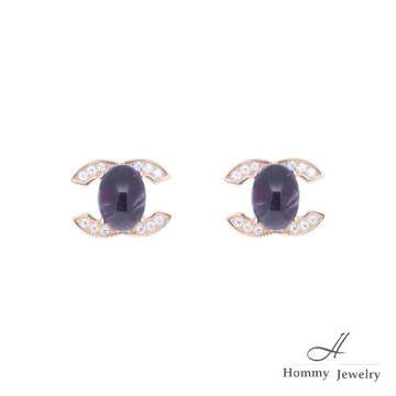 【幸福珠寶】Neoclassic | 小香的愛虎絨耳環