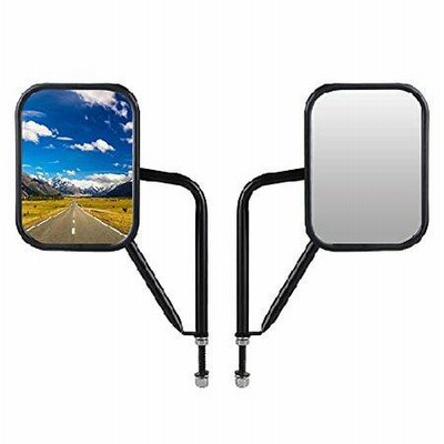 JDMON Compatible With Door Off Mirrors Jeep Wrangler JK JL TJ YJ CJ ＆ Unlimited, Shakeproof Convex Rearview Side Mirrors with Doors Off Doorless Mirr