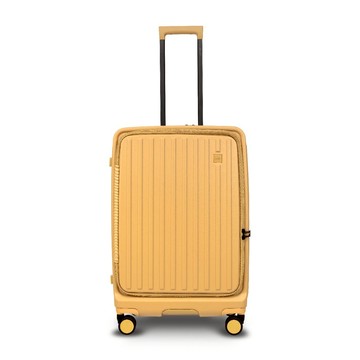 Acer 哥本哈根前開式行李箱25吋 - 晨曦黃 贈原廠行李保護套