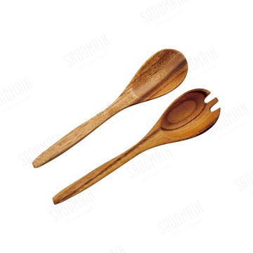 洋槐沙拉叉匙組 WW117