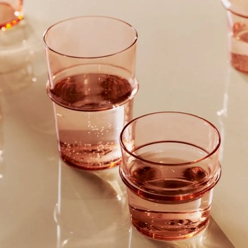 丹麥 Ferm Living BOYA 高水杯 粉紫 二入450ml