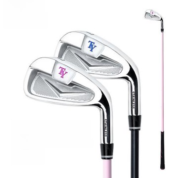 高爾夫球桿7號鐵不銹鋼桿頭低重心 golf初學者男女練習鐵桿碳素桿