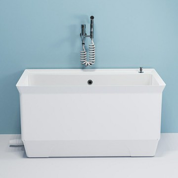 特大超長號家用洗拖槽把池陶瓷陽臺落地式拖布池衛生間戶外墩布池/拖把池/墩布池/水槽池/拖布池