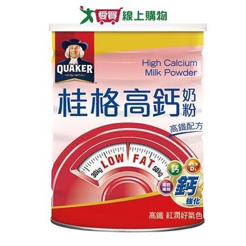 桂格高鈣奶粉高鐵配方1500g【愛買】