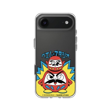iPhone Air Clear Case（相機按鈕） 透明 - Paiheme Studio - Daruma Family