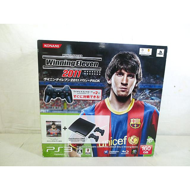 美品 ソニー PS3 ウイニングイレブン バリューパック 160GB CECH-2500A