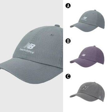 【New Balance 紐巴倫】運動帽 棒球帽 Hat 男女 A-LAH53003SLA B-LAH51004AA5 C-LAH51005CAS