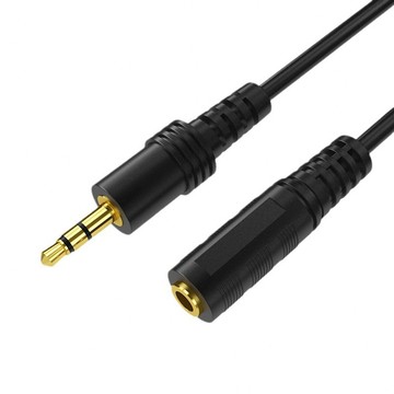 公 - 母(5m) 3.5mm音訊線公對母電腦連接線音響耳機延長線車載AUX音訊線延長線-5米