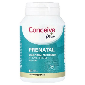 Conceive Plus, 產前，60 粒全素膠囊