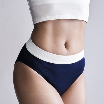 【TERSI】Urban 純棉高衩三角褲- 午夜藍