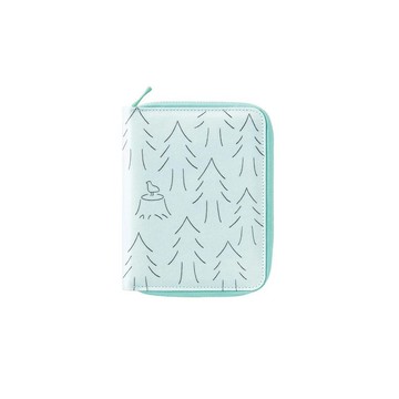 【KING JIM】HITOTOKI NOTE 手帳筆記本 拉鍊款 護照尺寸 森林