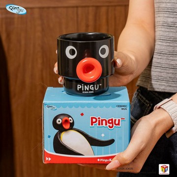 新上架👉Pingu企鵝馬克杯 新款高顏值水杯創意可愛家用陶瓷馬克杯生日禮物交換禮物 送朋友禮物