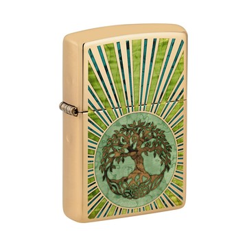Zippo 【官方旗艦店】Spiritual Design 靈魂之樹防風打火機