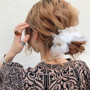 party || 白雪公主 || 彩色花漾編織髮圈 / 髮飾 / 細髮圈