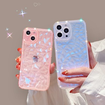 ins爆款 高檔閃鑽 透明柔軟手機殼 適用iPhone 16 15 14 13 12 11 ProMax Plus手機殼