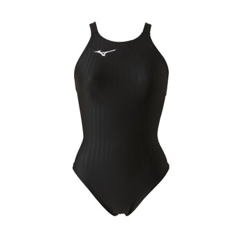 MIZUNO SWIM 過季促銷 STREAM ACE 女泳衣 連身中叉泳衣 附掛鉤 N2MA022309 黑