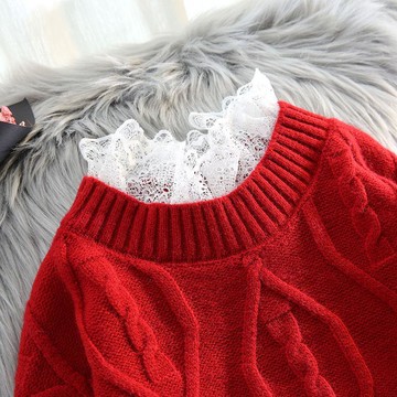 兩件式毛衣女外穿潮寬松慵懶風百搭麻花時尚百搭秋冬新款【倪醬】