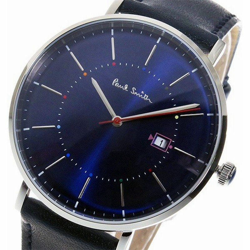 腕時計 メンズ腕時計 ポールスミス Paul Smith トラック Track クオーツ メンズ 腕時計 P ブルー ブルー ステンレス ケース レザー ベルト 通販 Lineポイント最大0 5 Get Lineショッピング