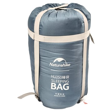 Naturehike 挪客 日暄信封帶帽增溫棉睡袋 HU250 常規款 左  晚波藍  1個