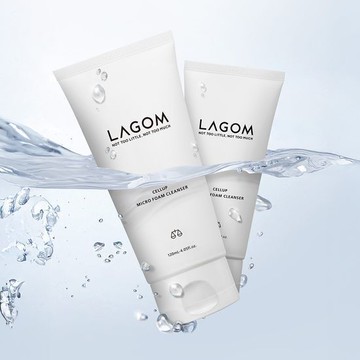 Lagom Cellup Micro Foam Cleanser 120ml*2ea