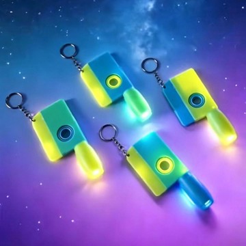 💯桃園出庫-夯貨熱銷中💯爆款3D打印旋轉陀螺菜刀辦公室高級解壓神器指尖玩具可愛揹包掛件