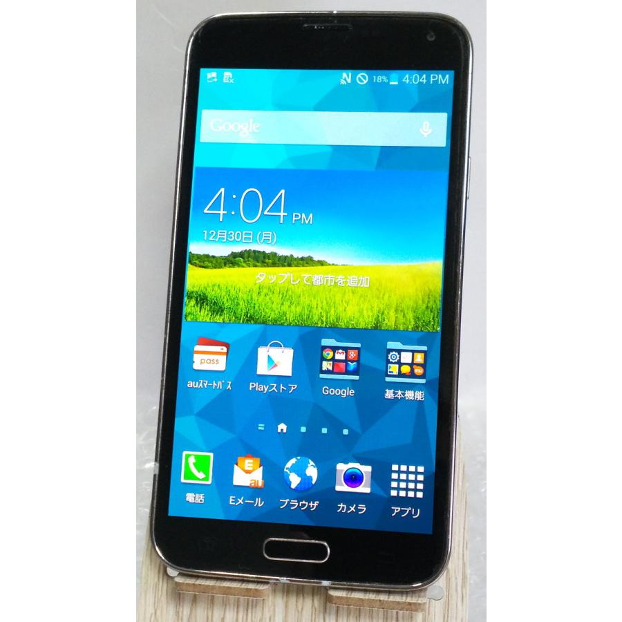 GalaxyS5 au SCL23 チャコールブラック