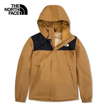 The North Face 北面 男裝 連帽外套 衝鋒外套 防風 防潑水 卡其【運動世界】NF0A7QOHYU3