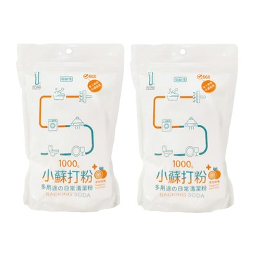 UdiLife 優的生活大師 小蘇打粉+柑橘清潔粉 1kg  2包